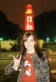 Hook Em! In front of the University of Texas tower representing class of 2006!